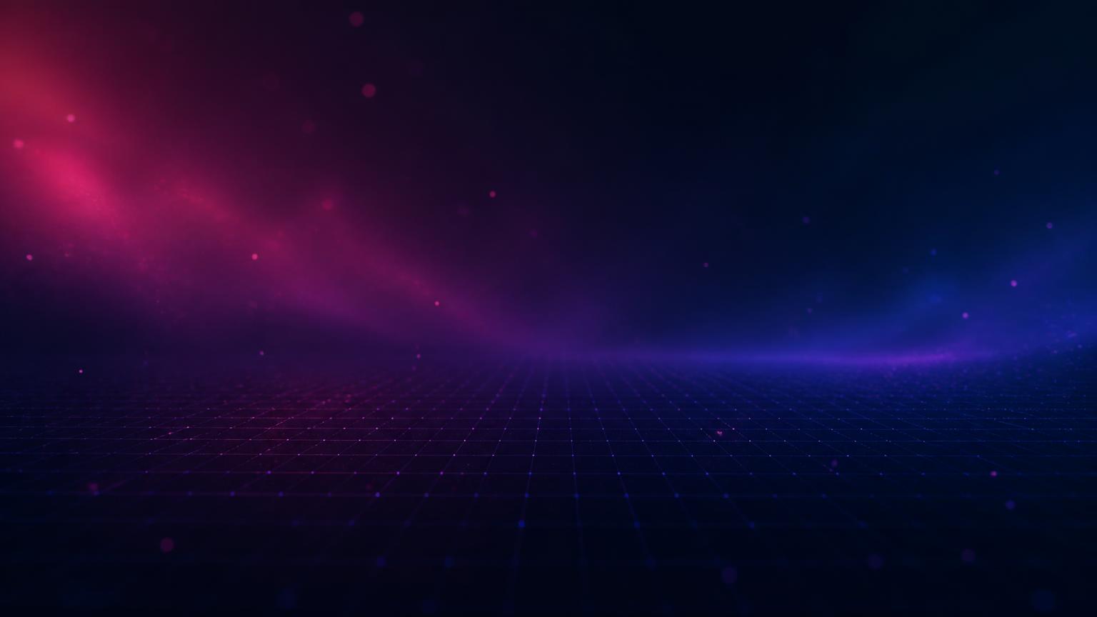 Abstract dark pink light field with a receding grid